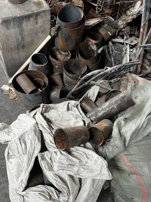 Fire Affected Stock of Thermosteel, Lunch Box, Steel Bottle, Fan, Baby Jhula & other Items